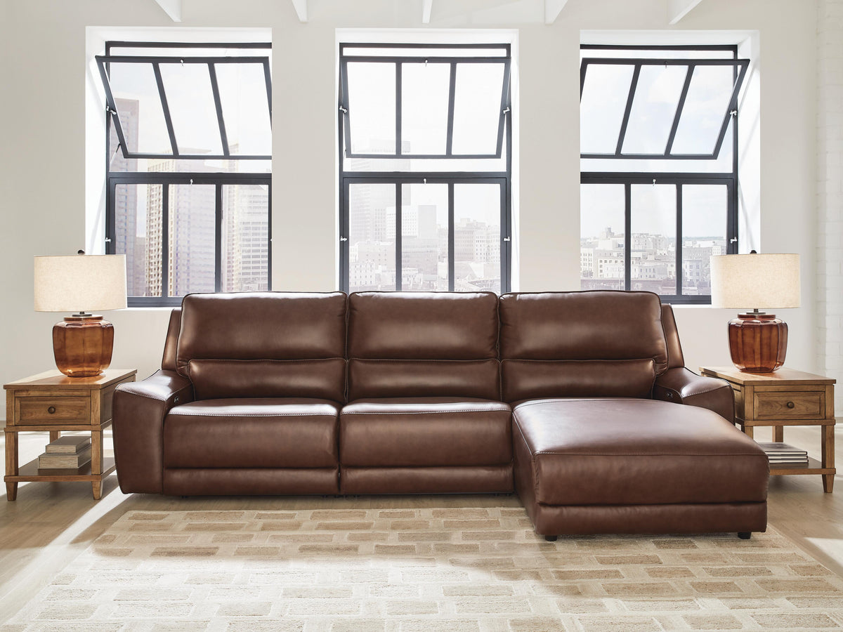 Silverbrooke 3-Piece Reclining Sofa Chaise