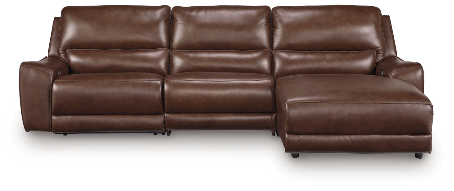 Silverbrooke 3-Piece Reclining Sofa Chaise