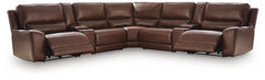 Silverbrooke 7-Piece Reclining Sectional with Storage Consoles