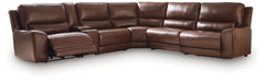 Silverbrooke 6-Piece Reclining Sectional with Storage Console