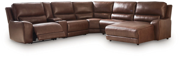 Silverbrooke 6-Piece Power Reclining Sectional with Chaise