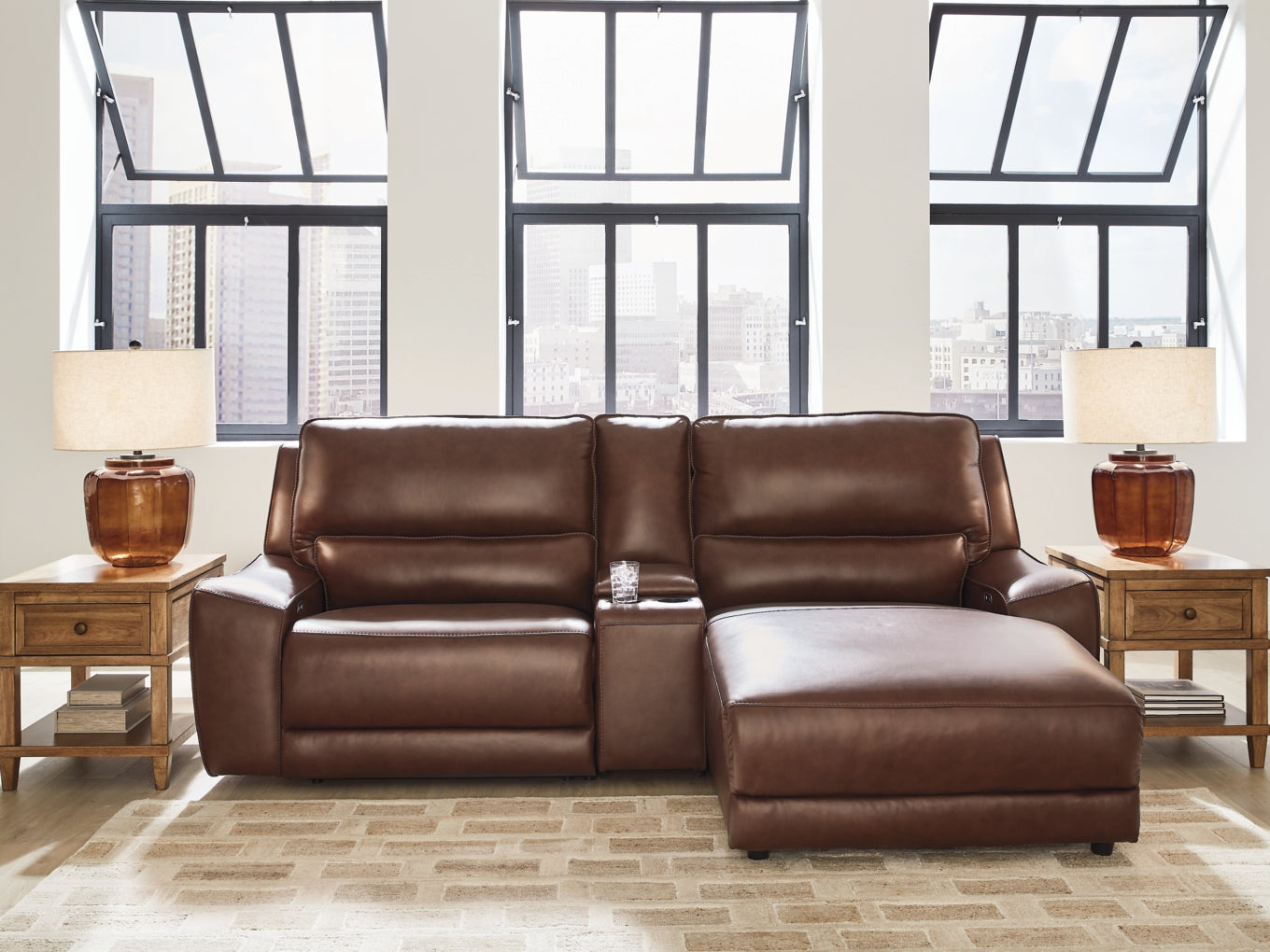 Silverbrooke 3-Piece Power Reclining Sectional with Chaise
