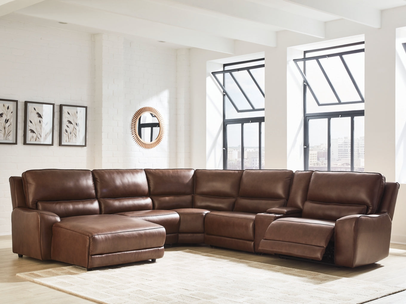 Silverbrooke 6-Piece Power Reclining Sectional with Chaise