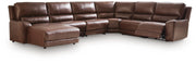 Silverbrooke 6-Piece Reclining Sectional with Chaise