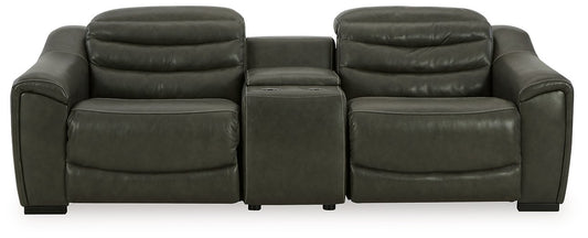 Center Line Power Reclining Loveseat with Console