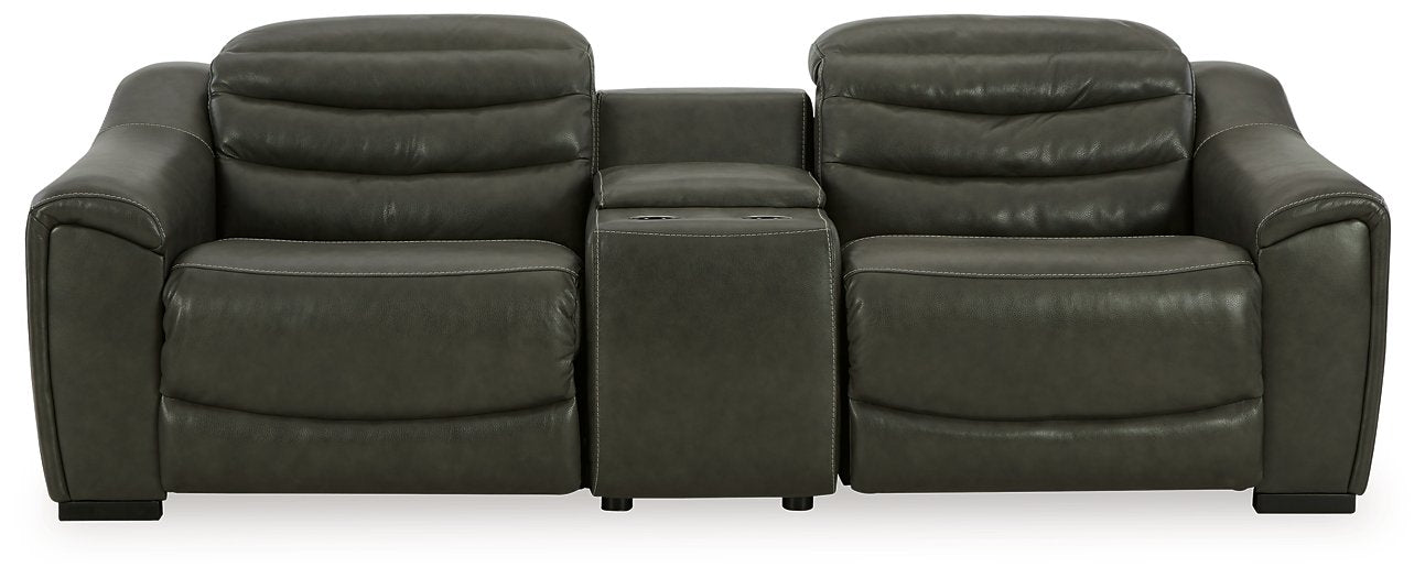 Center Line Power Reclining Loveseat with Console