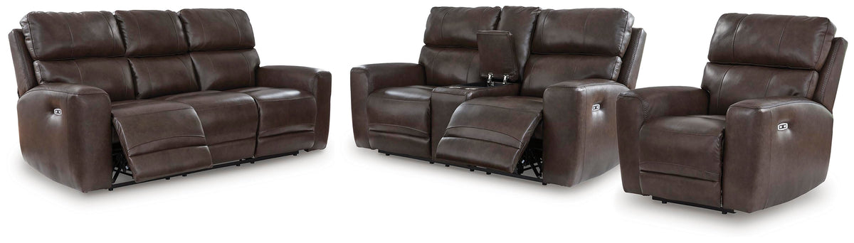 Crossplex Sofa, Loveseat and Recliner