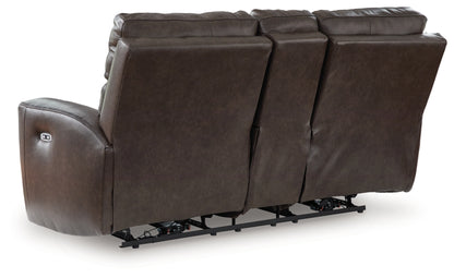 Beadel PWR REC Loveseat/CON/ADJ HDRST