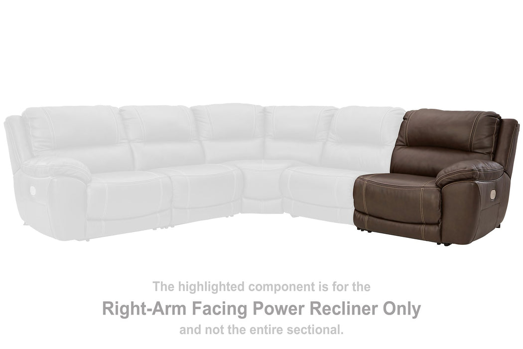 Dunleith Power Reclining Loveseat with Console