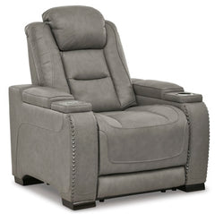 The Man-Den Power Recliner in Gray