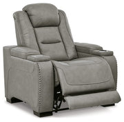 The Man-Den Power Recliner in Gray