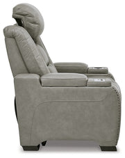 The Man-Den Power Recliner in Gray