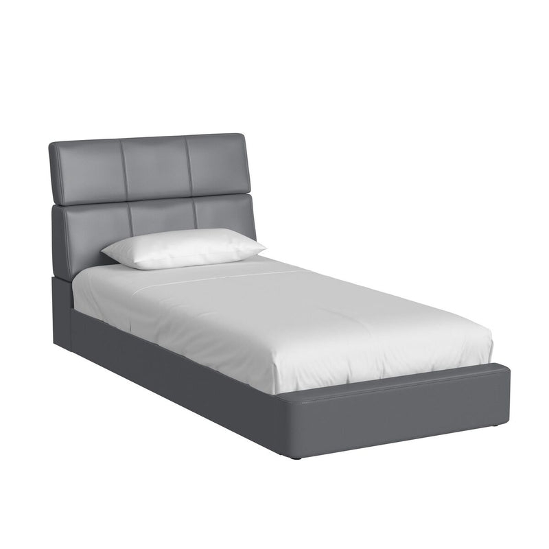 Valari Gray Twin Bed
