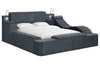 Ottawa Upholstered Transformer Bed with Electronic Features in Grey Linen