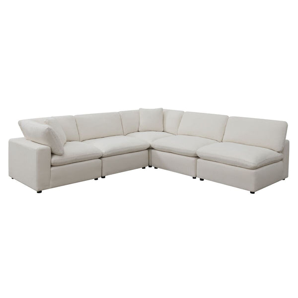 Cloud 9 Sectional 5PC Garrison Cotton