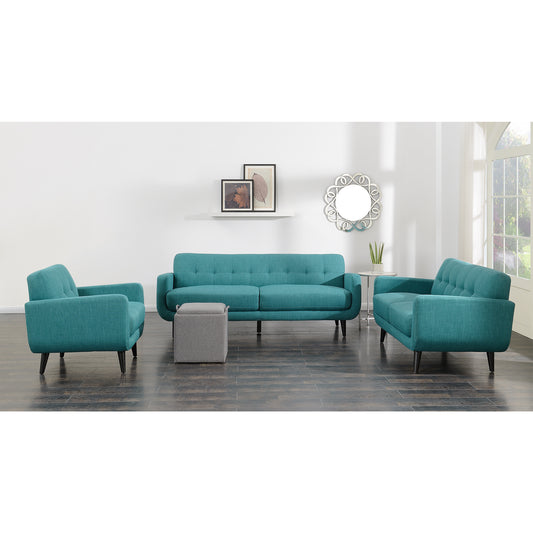 Hadley 3PC Sofa Set in Teal