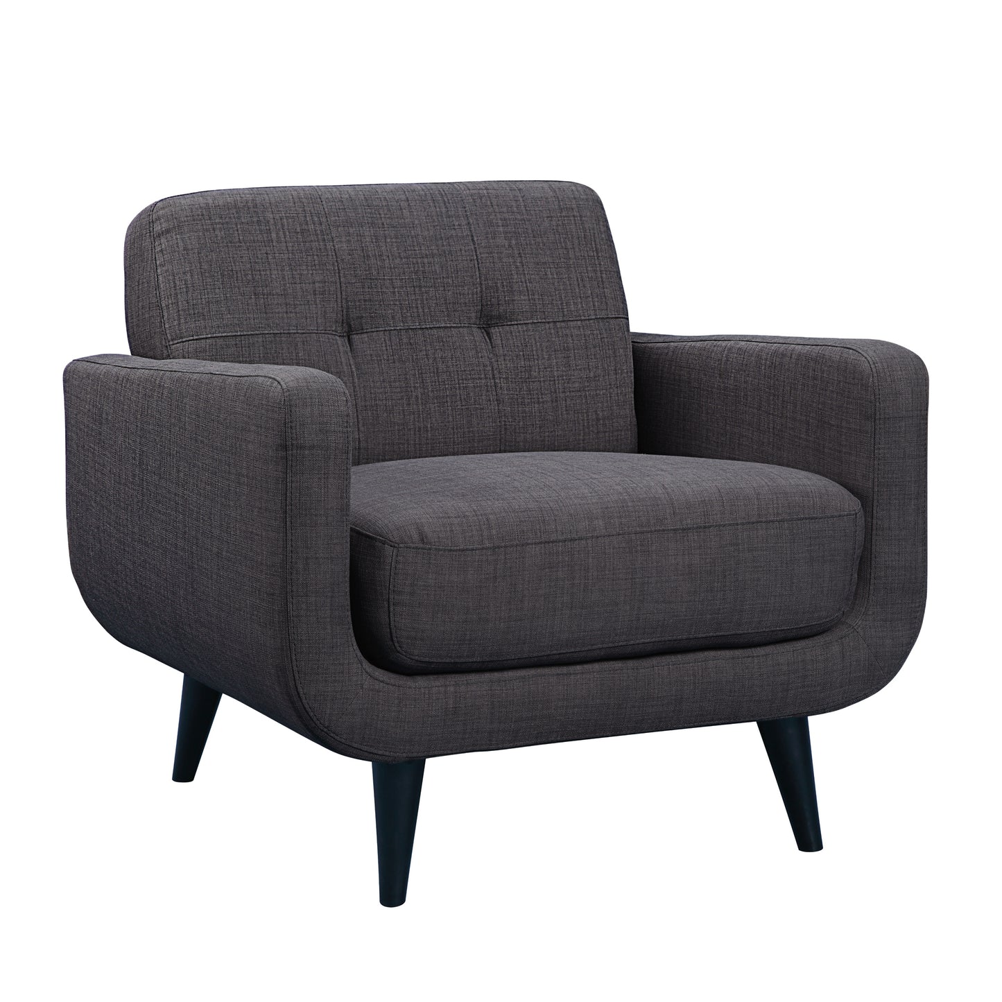 Hadley Sofa & Chair Set in Charcoal