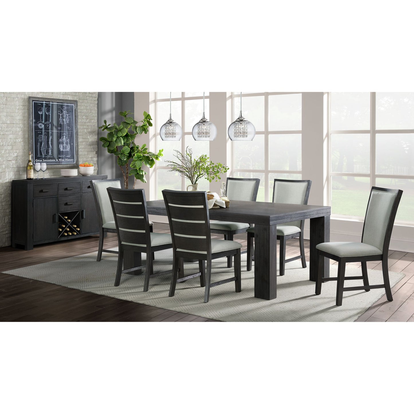 Mesa de comedor rectangular Grady
