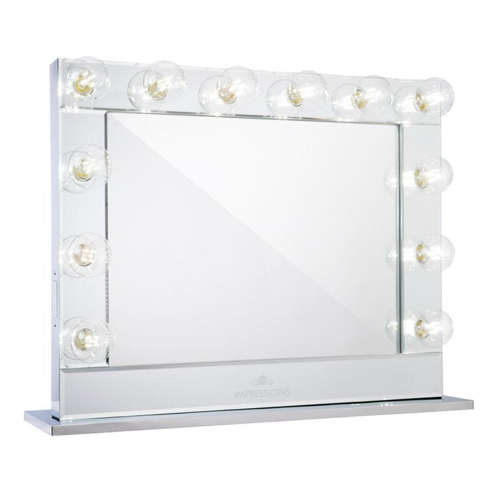 Hollywood Reflection Plus Silver Vanity Mirror