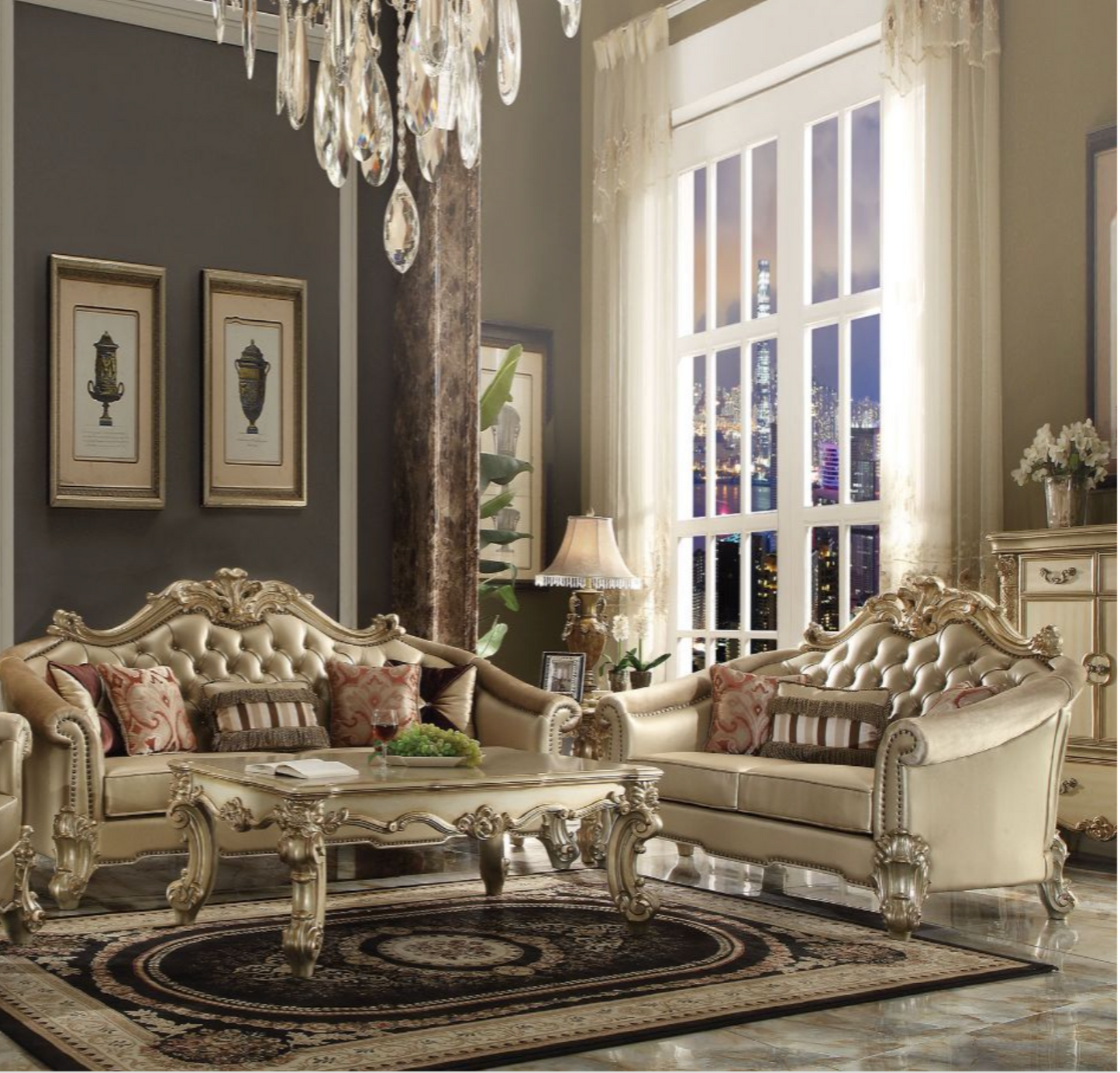 Sofá y loveseat Vendome II