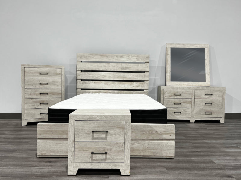 Cama Salma Wengue Blanco