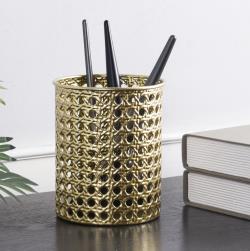 Gold Pencil Holder