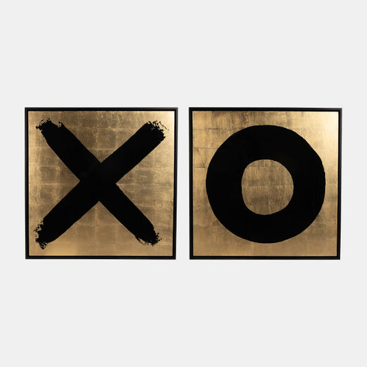 Hand Painted X And O Frames