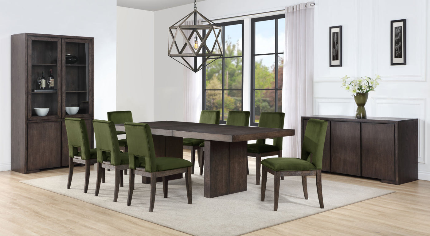 Juego de comedor Evan de 9 piezas