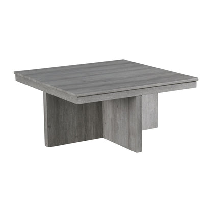 Uster Coffee Table W/Four storage Stools Grey