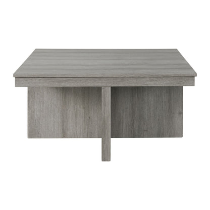 Uster Coffee Table W/Four storage Stools Grey