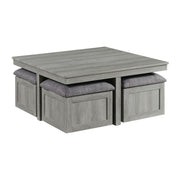 Uster 2PC Occasional Set-Coffee Table & End Table