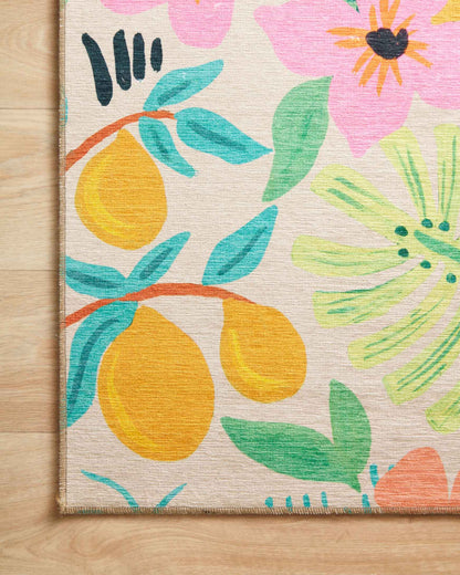 Rifle Paper Co. x Loloi Veranda VRN-02 Cream