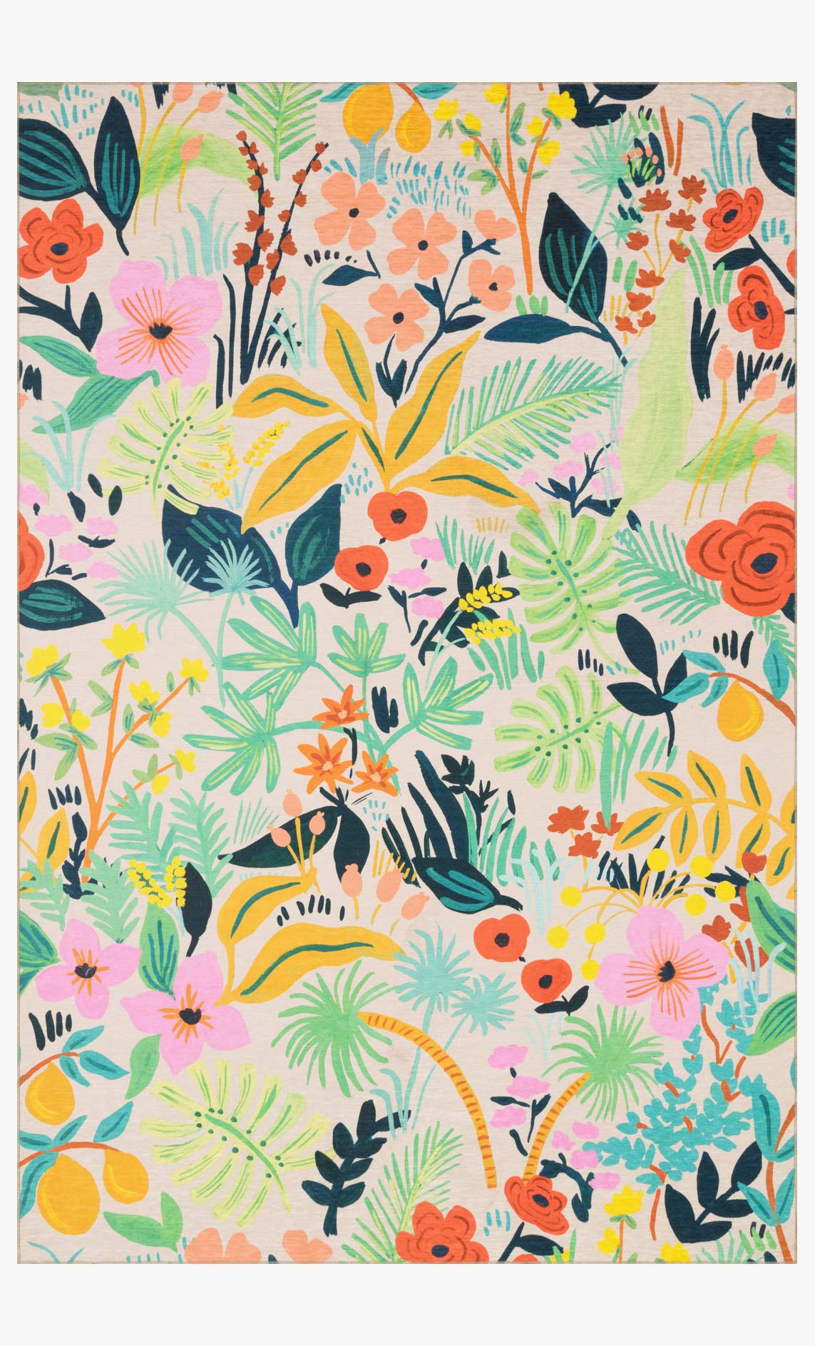 Rifle Paper Co. x Loloi Veranda VRN-02 Cream