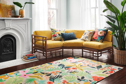 Rifle Paper Co. x Loloi Veranda VRN-02 Cream