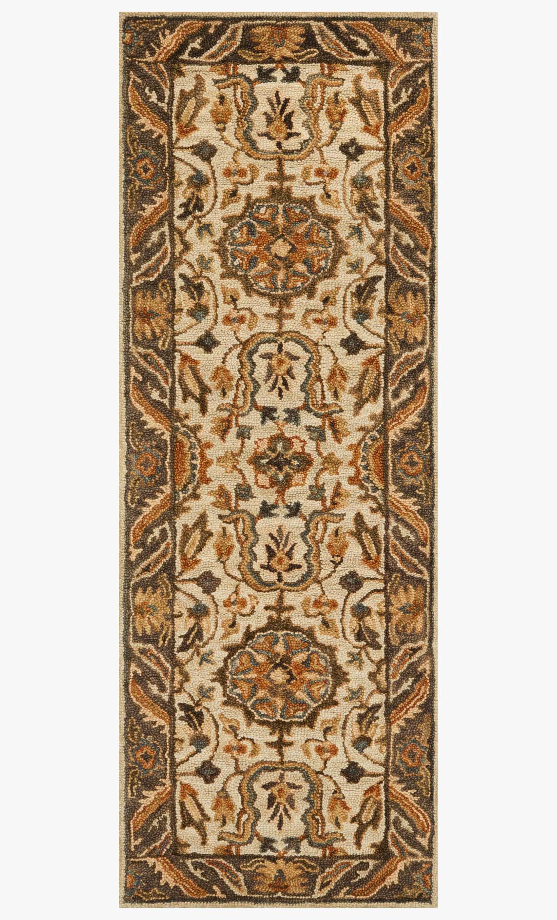 Loloi Victoria VK-02 Ivory / Dk Taupe