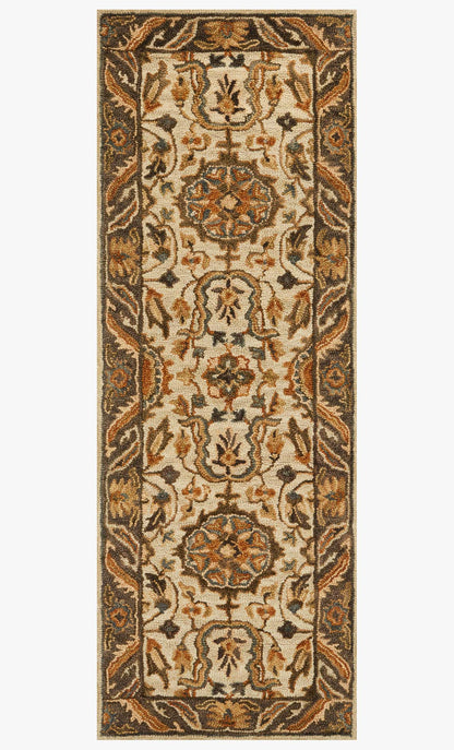 Loloi Victoria VK-02 Ivory / Dk Taupe