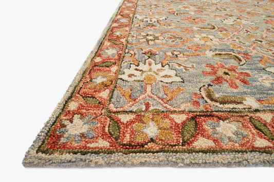 Loloi Victoria VK-10 Slate / Terracotta