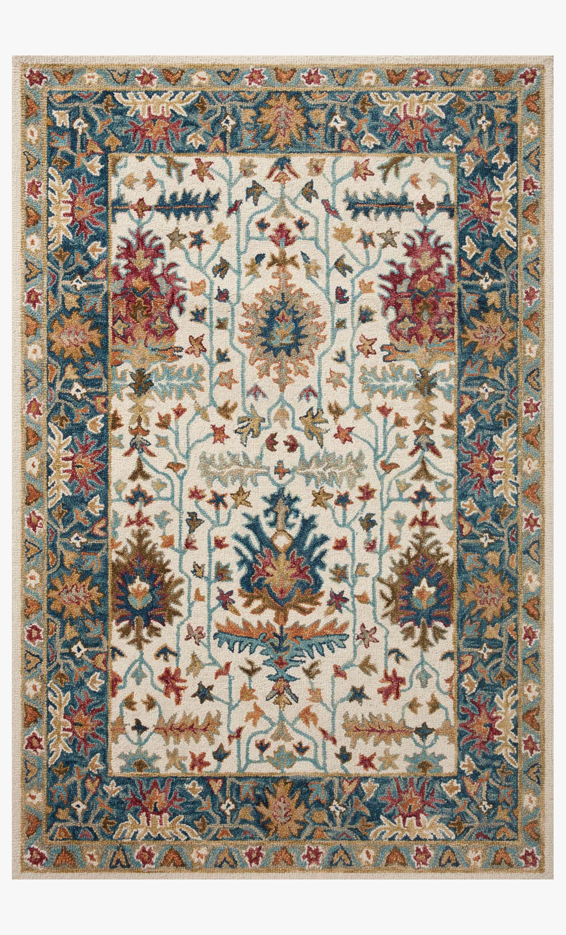 Loloi Victoria VK-23 Ivory / Sky