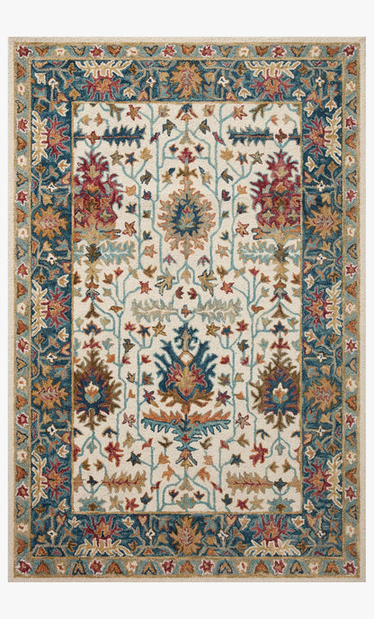 Loloi Victoria VK-23 Ivory / Sky