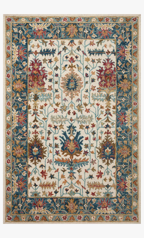 Loloi Victoria VK-23 Ivory / Sky