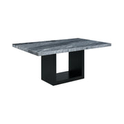 Valentino Complete Table (Grey Marble)