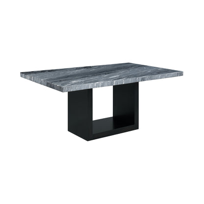 Valentino Complete Table (Grey Marble)