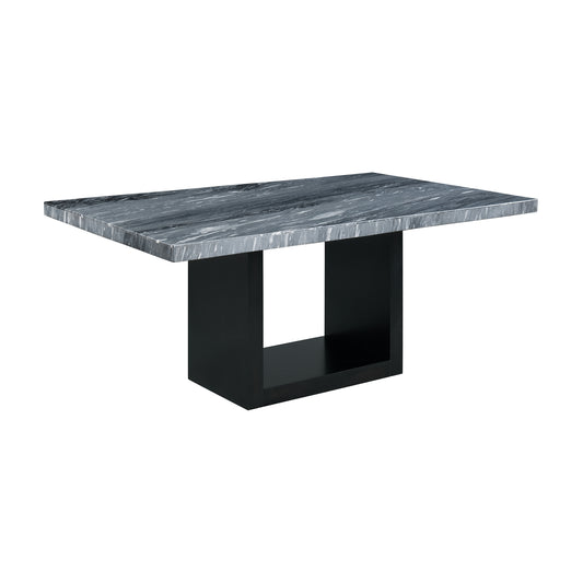 Valentino Complete Table (Grey Marble)
