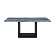Valentino Complete Table (Grey Marble)