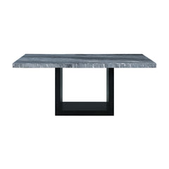 Valentino Complete Table (Grey Marble)