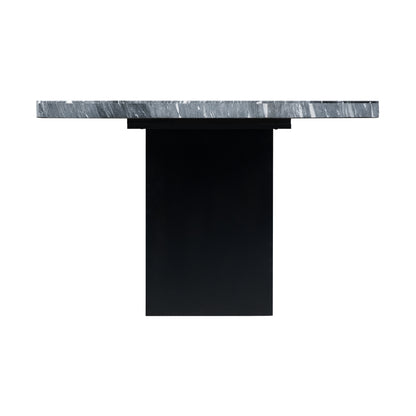 Valentino Complete Table (Grey Marble)