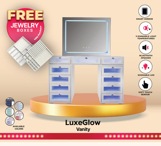 LuxeGlow Vanity Set + Free Jewelry Insert