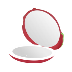 Evil Queen Poison Apple LED Figural Compact Mirror