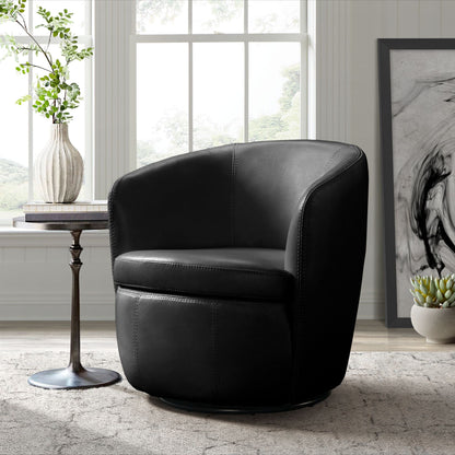 Vito Swivel Chair In Pebble Tan