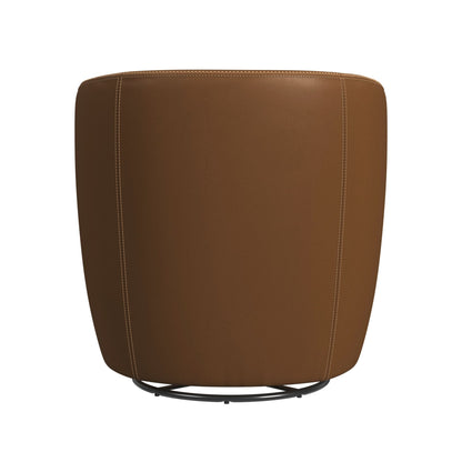Vito Swivel Chair in Pebble Tan